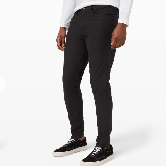 Lululemon ABC Pant Skinny‎ 34" *Utilitech in Black Sz 30 - Picture 1 of 13